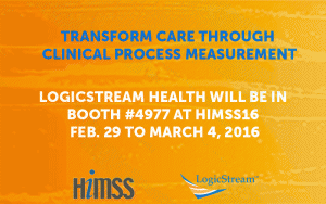 Visit LogicStream Health in booth #4977 at HIMSS16