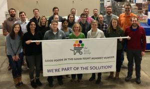LogicStream Health volunteering at The Food Group